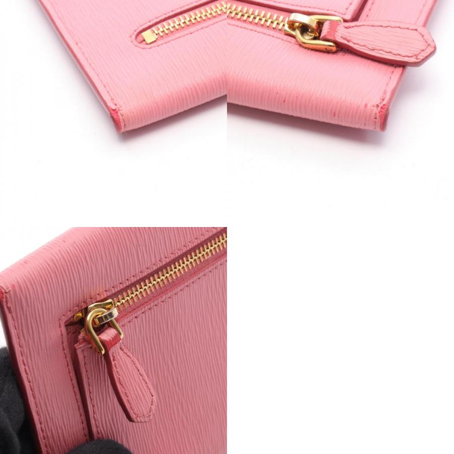 PRADA（プラダ） エンベロップ ブランドオフ レザー 二つ折り長財布