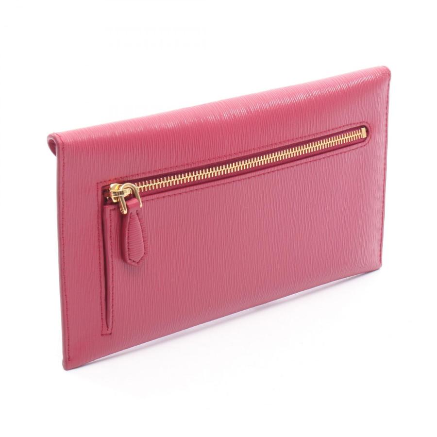 PRADA（プラダ） VITELLO MOVE エンベロップ ブランドオフ レザー 二