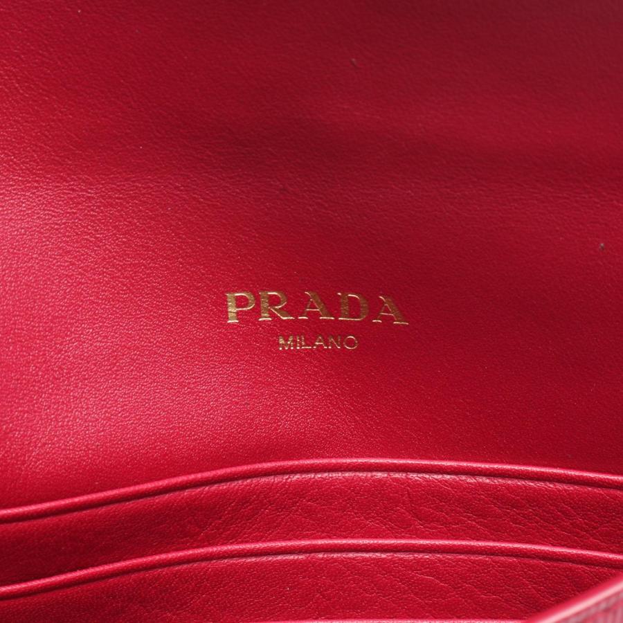 PRADA（プラダ） VITELLO MOVE エンベロップ ブランドオフ レザー 二