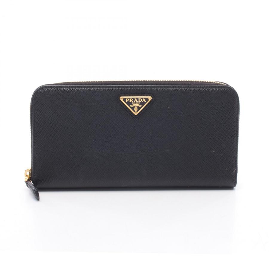 PRADA（プラダ） トライアングルロゴ ブランドオフ レザー ラウンド長