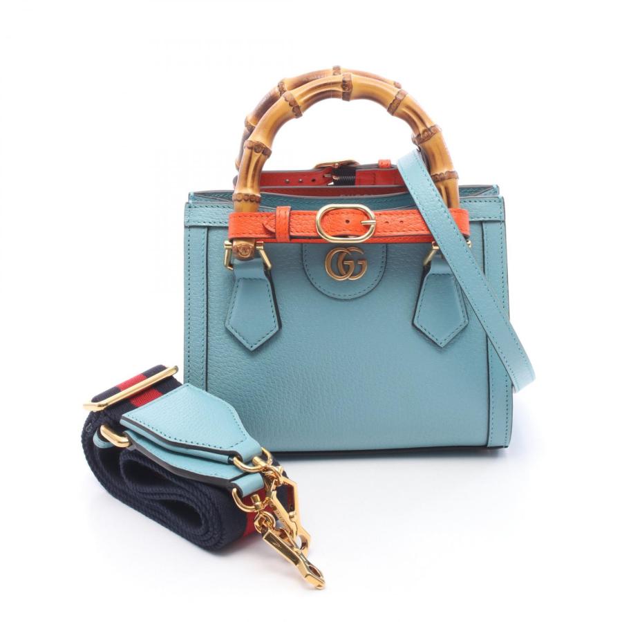 GUCCI（グッチ） ダイアナ ミニ バンブー 2WAY ブランドオフ レザー