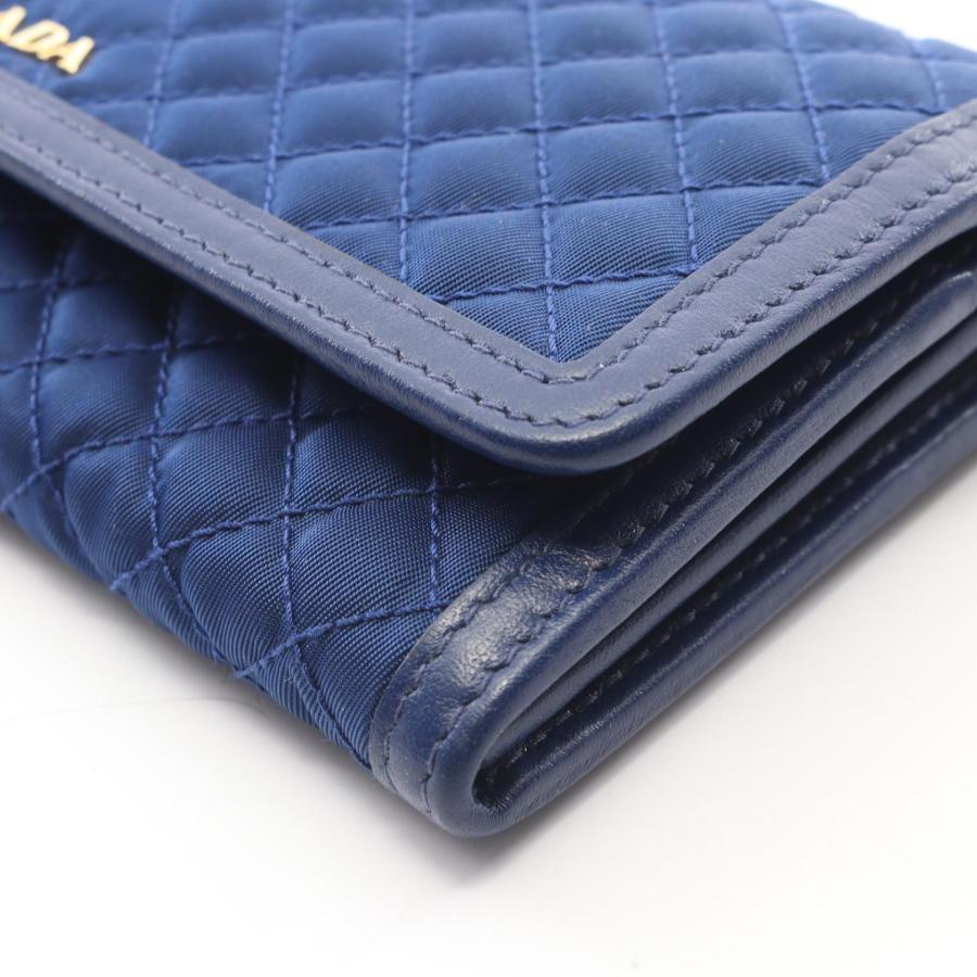 PRADA（プラダ） キルティング ブランドオフ ナイロン 二つ折り長財布