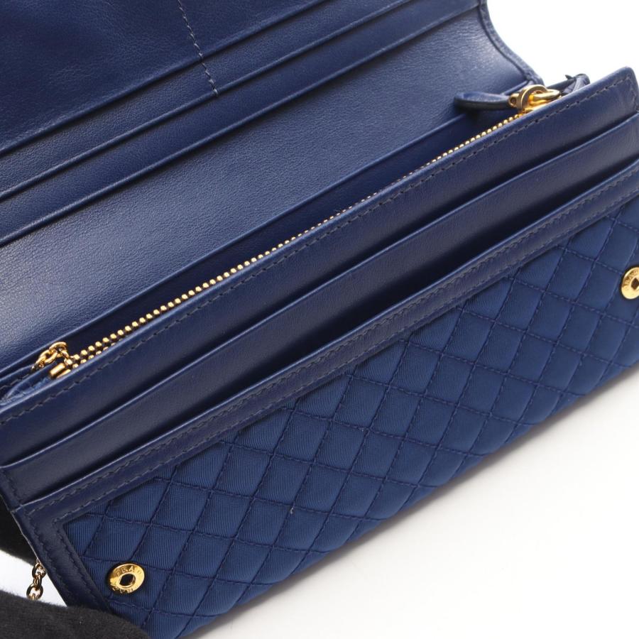 良品　PRADA プラダ　長財布　ナイロン　キルティング　ブラック PRADA（プラダ） キルティング ブランドオフ ナイロン 二つ折り長財布