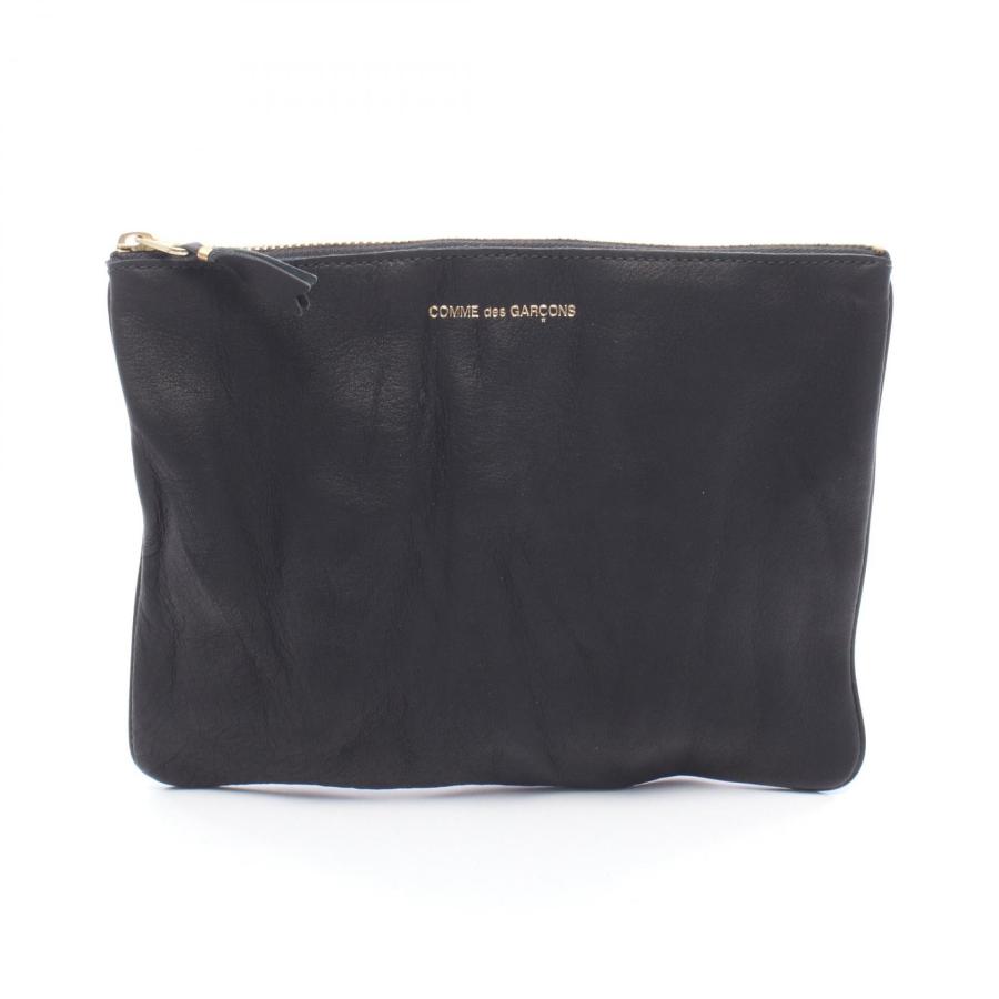 【新品未使用】COMME des GARCONS  ポーチ コムデギャルソン TEXTURED LEATHER POUCH ブランドオフ COMME des