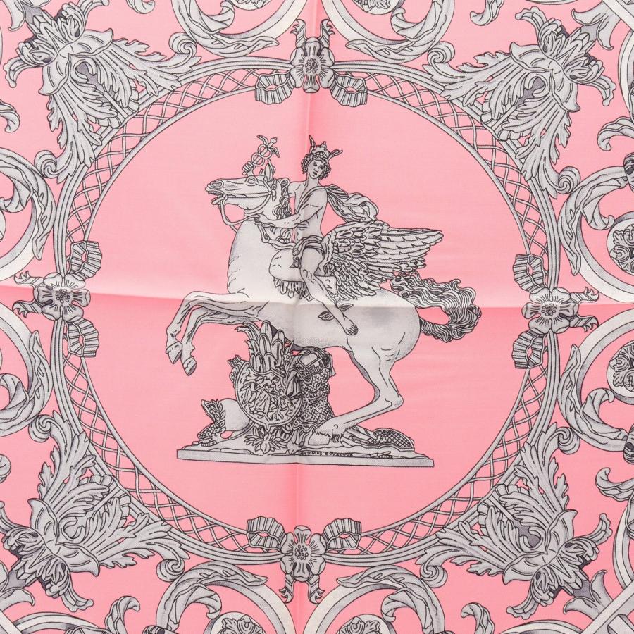 エルメス カレ90 スカーフ LES TUILERIESフランス製 希少　正規品 HERMES（エルメス） カレ90 LES TUILERIES ブランドオフ シルク