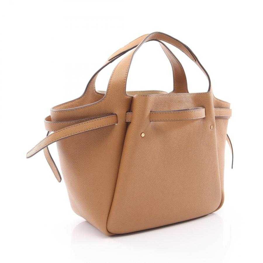 トリーバーチ　ロミー スモール　2way　ハンドバッグ　レザー　グレージュ TORY BURCH（トリーバーチ） ROMY ロミー スモール 2WAY ブランドオフ