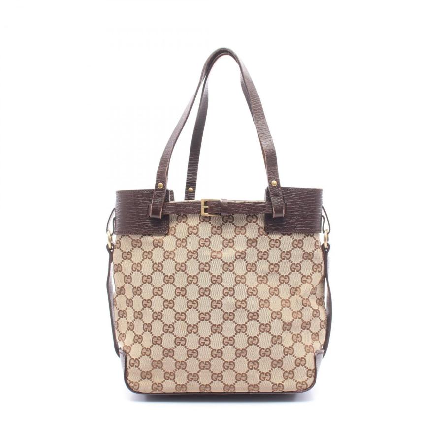 GUCCIグッチトートバッグ GGキャンパス【中古】 GUCCI（グッチ） GGキャンバス ブランドオフ キャンバス トートバッグ