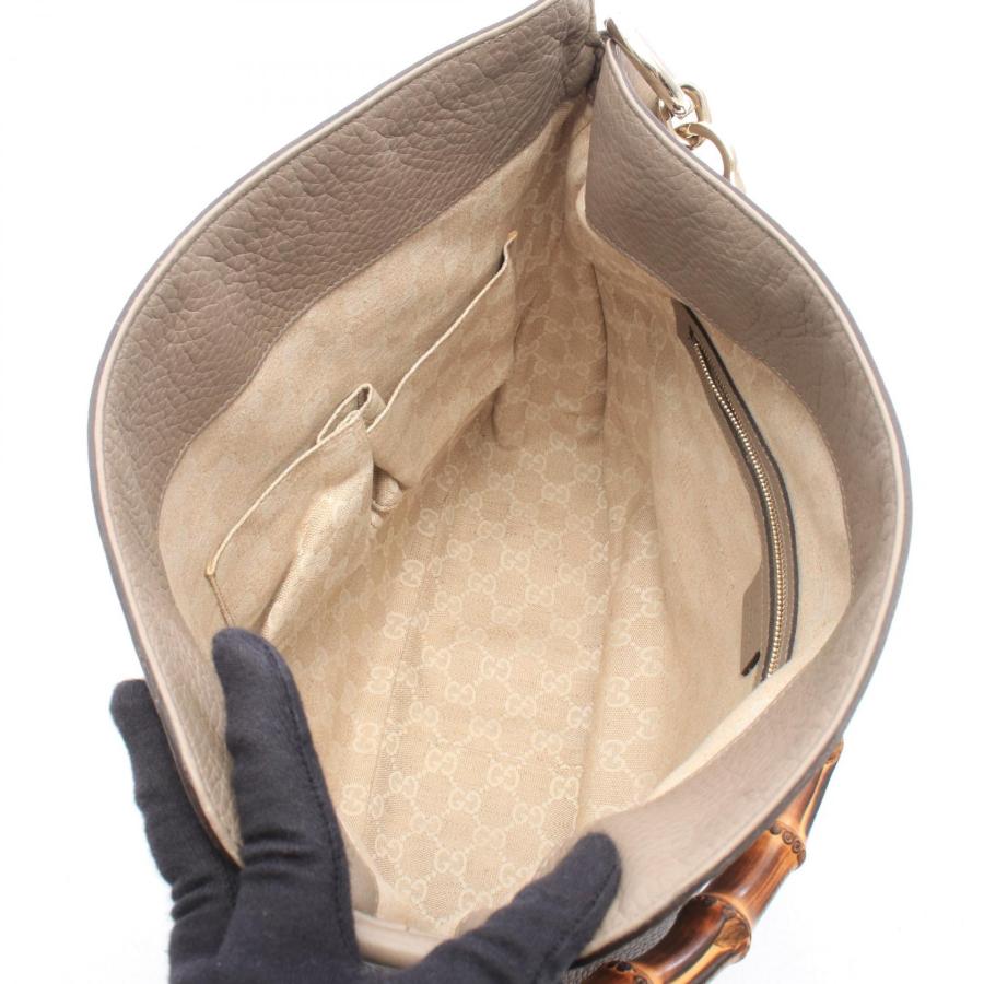 GUCCI（グッチ） ダイアナ バンブー ブランドオフ レザー ショルダー