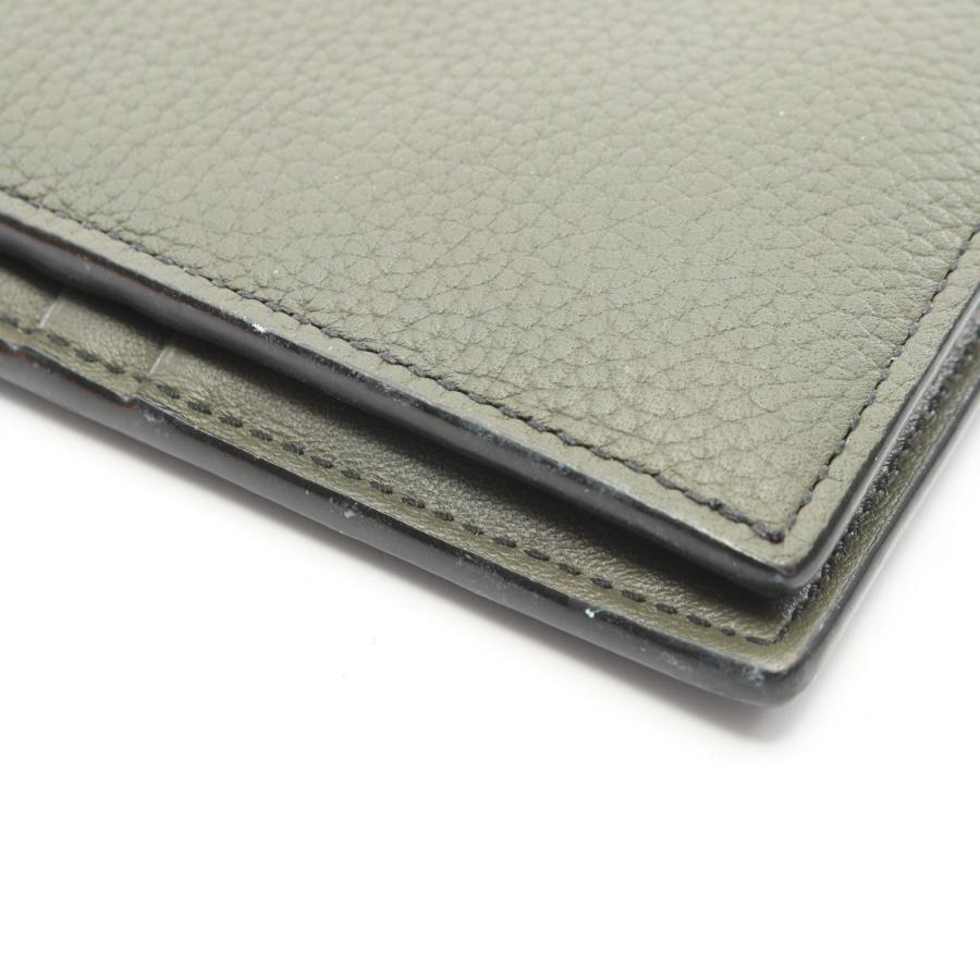 ディオール CD Icon ブランドオフ Dior レザー 二つ折り財布 中古