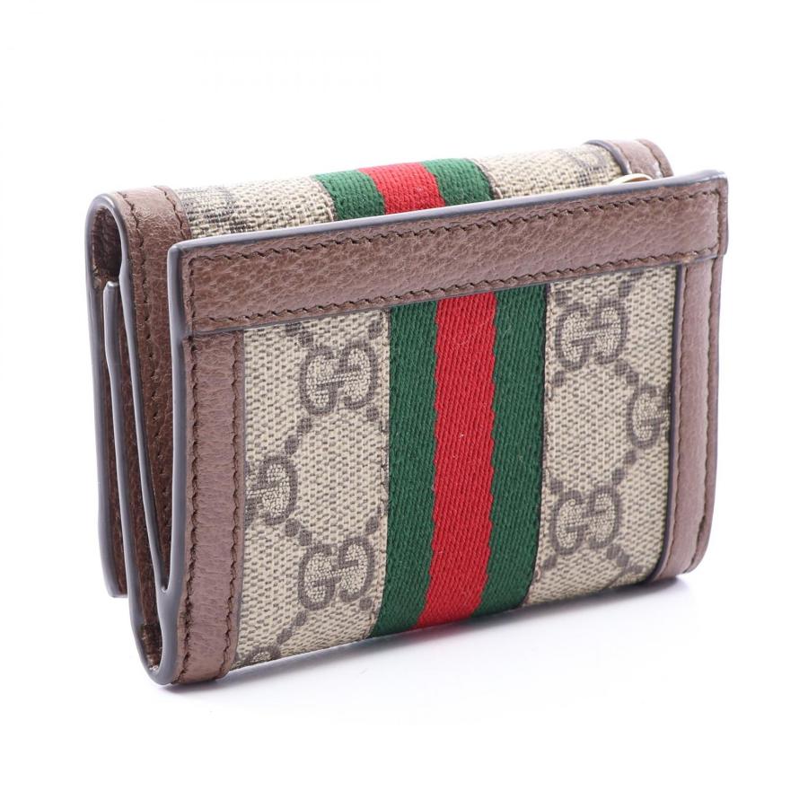 GUCCI（グッチ） オフィディア GGスプリーム ブランドオフ レザー 三