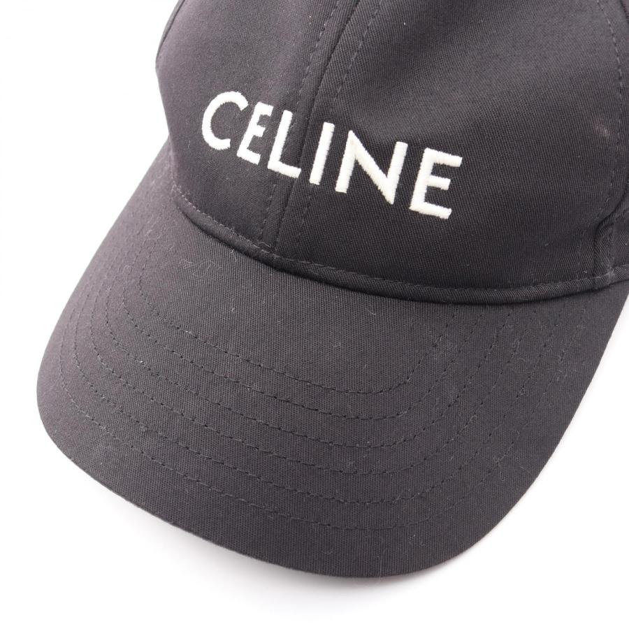 CELINE（セリーヌ） ロゴ刺繍 ベースボール ブランドオフ コットン