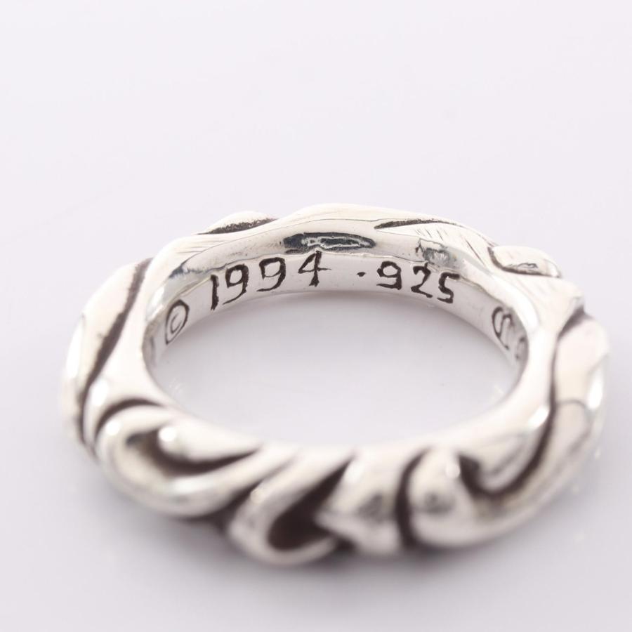クロムハーツ スクロールバンド リング SV925 1994 中古 クロムハーツ スクロールバンド ブランドオフ CHROME HEARTS シルバー