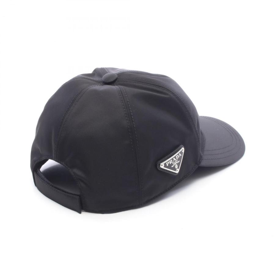 新品未使用✨プラダ Re-Nylon 三角ロゴ キャップ Lブラック付属品完備 PRADA（プラダ） Re Nylon トライアングルロゴ ブランドオフ ナイロン