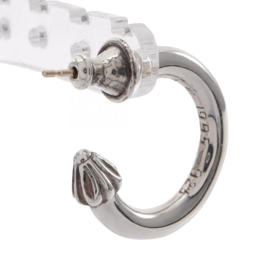 ☆ CHROME HEARTS クロムハーツ　プレーン　 フープピアス　925 クロムハーツ プレーン フープ ブランドオフ CHROME HEARTS シルバー
