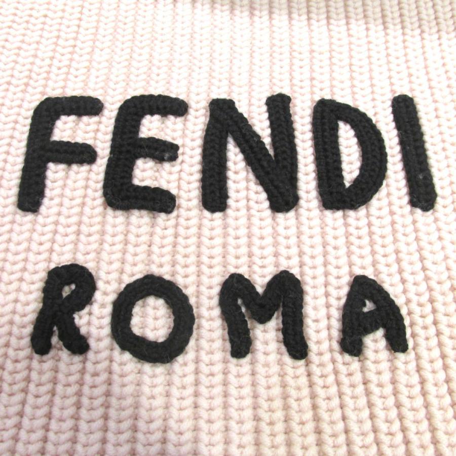 FENDI フェンディ ロゴ入り マフラー ピンク系 ピンク その他 FENDI フェンディ ロゴ入り マフラー ピンク系 ピンク その他