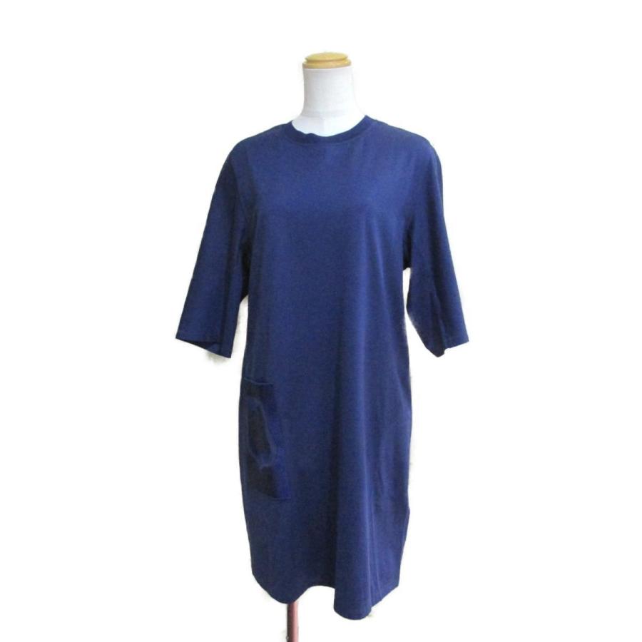大人気新作 Hermes エルメス ランクs コットン ネイビー ワンピース エルメス ワンピース チュニック