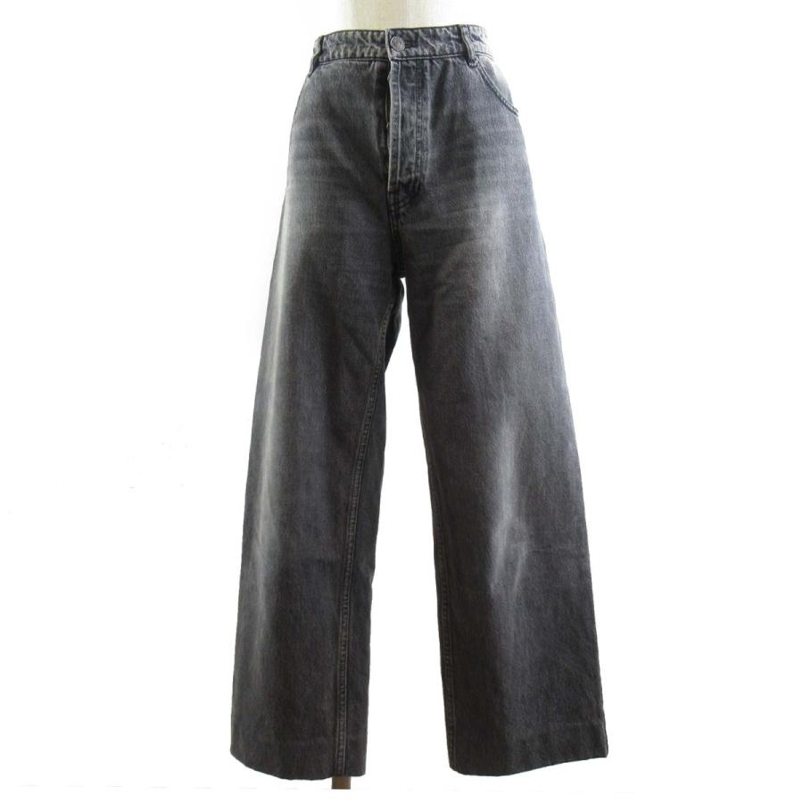 BALENCIAGA バレンシアガ デニムパンツ ブラック系 デニム 中古 BALENCIAGA バレンシアガ デニムパンツ ブラック系 デニム 中古
