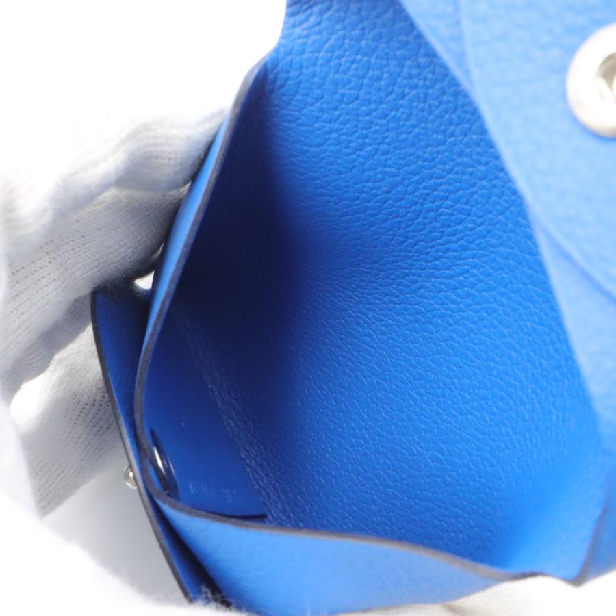 HERMES エルメス バスティア ブルーゼリージュ ブルー系 レザー HERMES エルメス バスティア ブルーゼリージュ ブルー系 レザー