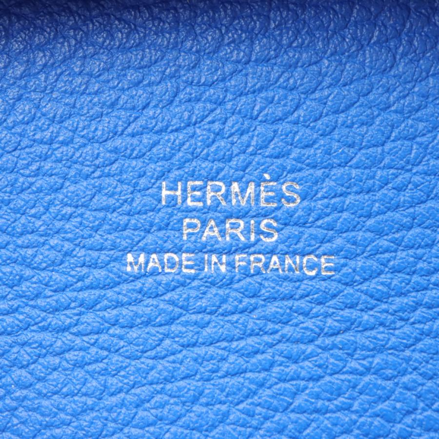 HERMES エルメス バスティア ブルーゼリージュ ブルー系 レザー HERMES エルメス バスティア ブルーゼリージュ ブルー系 レザー