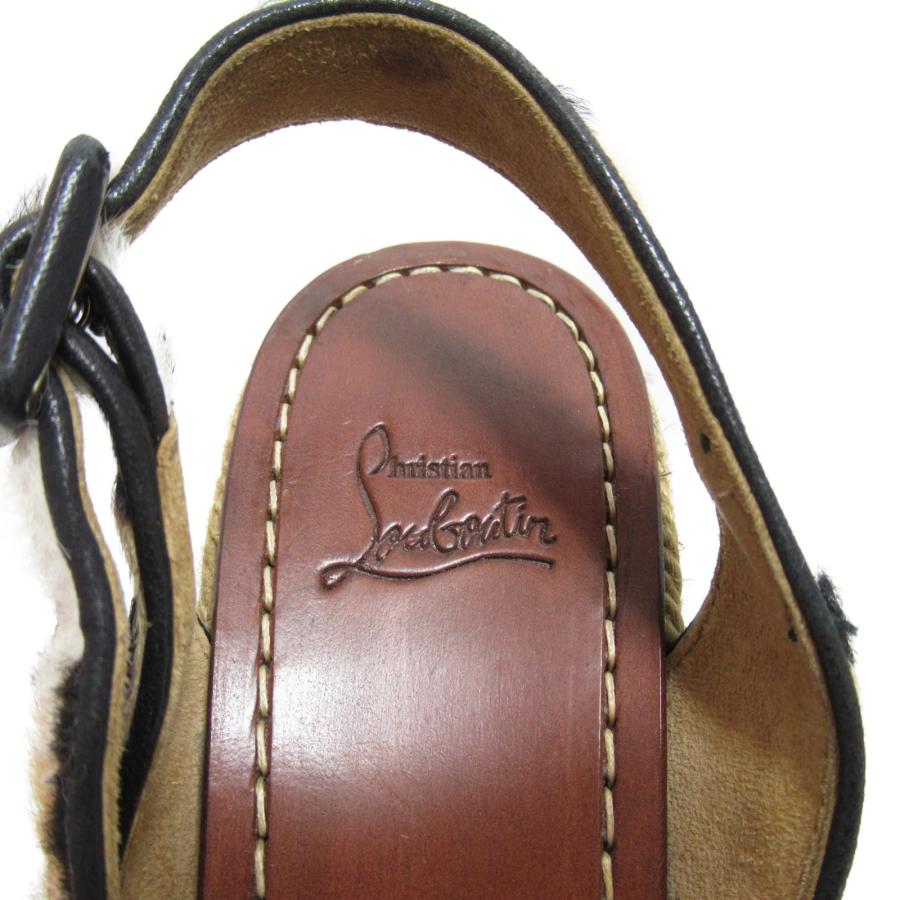 Christian Louboutin クリスチャンルブタン サンダル ブラウン系  