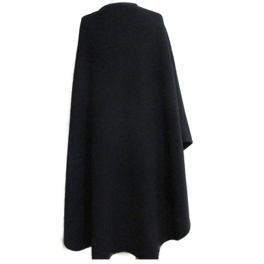 CELINE セリーヌ ポンチョ マントコート ブラック系 カシミア 中古 