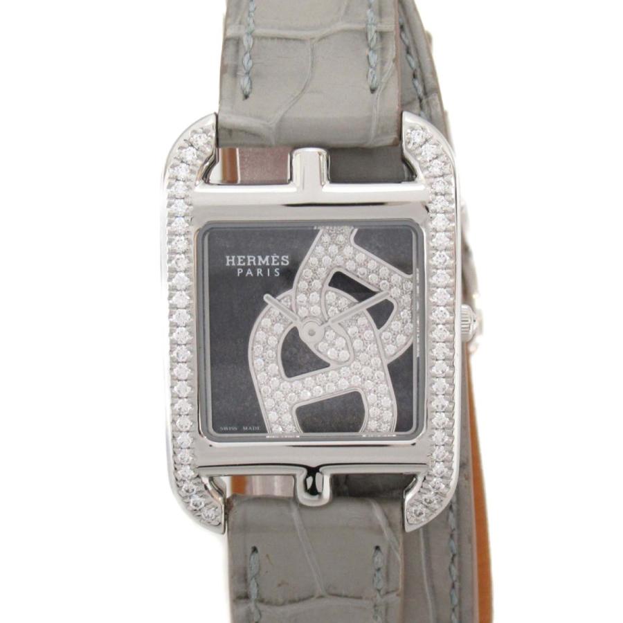 HERMES エルメス 腕時計 ケープコッド 腕時計 グレー系 ステンレス 
