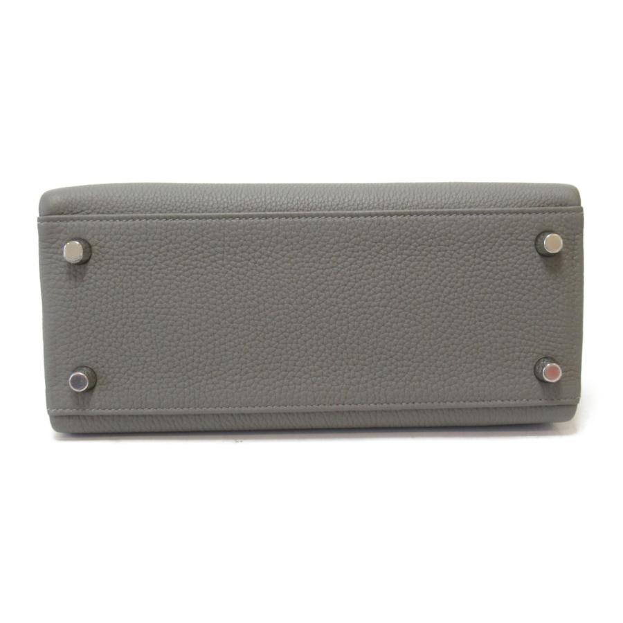 HERMES エルメス ハンドバッグ ケリー25 ハンドバッグ グレー系 レザー HERMES エルメス ハンドバッグ ケリー25 ハンドバッグ グレー系 レザー