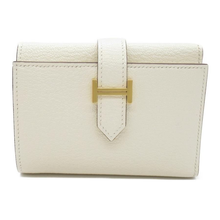 HERMES エルメス 三つ折り財布 ベアンコンビネ ホワイト系 HERMES エルメス 三つ折り財布 ベアンコンビネ ホワイト系