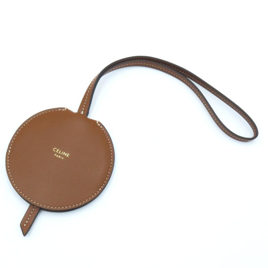 CELINE セリーヌ キーホルダー ミラー付きキーホルダー ブラウン CELINE セリーヌ キーホルダー ミラー付きキーホルダー ブラウン