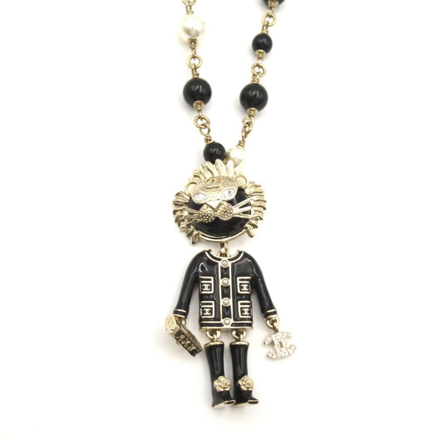 CHANEL シャネル ネックレス ライオンモチーフネックレス CHANEL シャネル ネックレス ライオンモチーフネックレス
