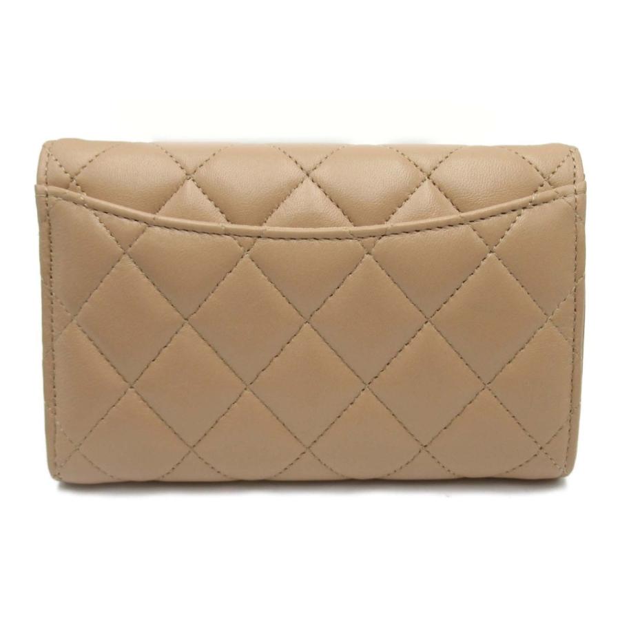 CHANEL シャネル 三つ折り財布 マトラッセ ミディアム 三つ折 CHANEL シャネル 三つ折り財布 マトラッセ ミディアム 三つ折