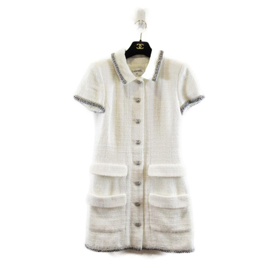 CHANEL シャネル ワンピース ホワイト系 その他 中古 : ブランドオフ 