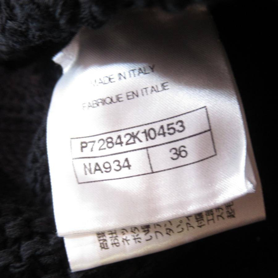CHANEL シャネル ニット ニットジャケット ブラック系 ウール CHANEL シャネル ニット ニットジャケット ブラック系 ウール