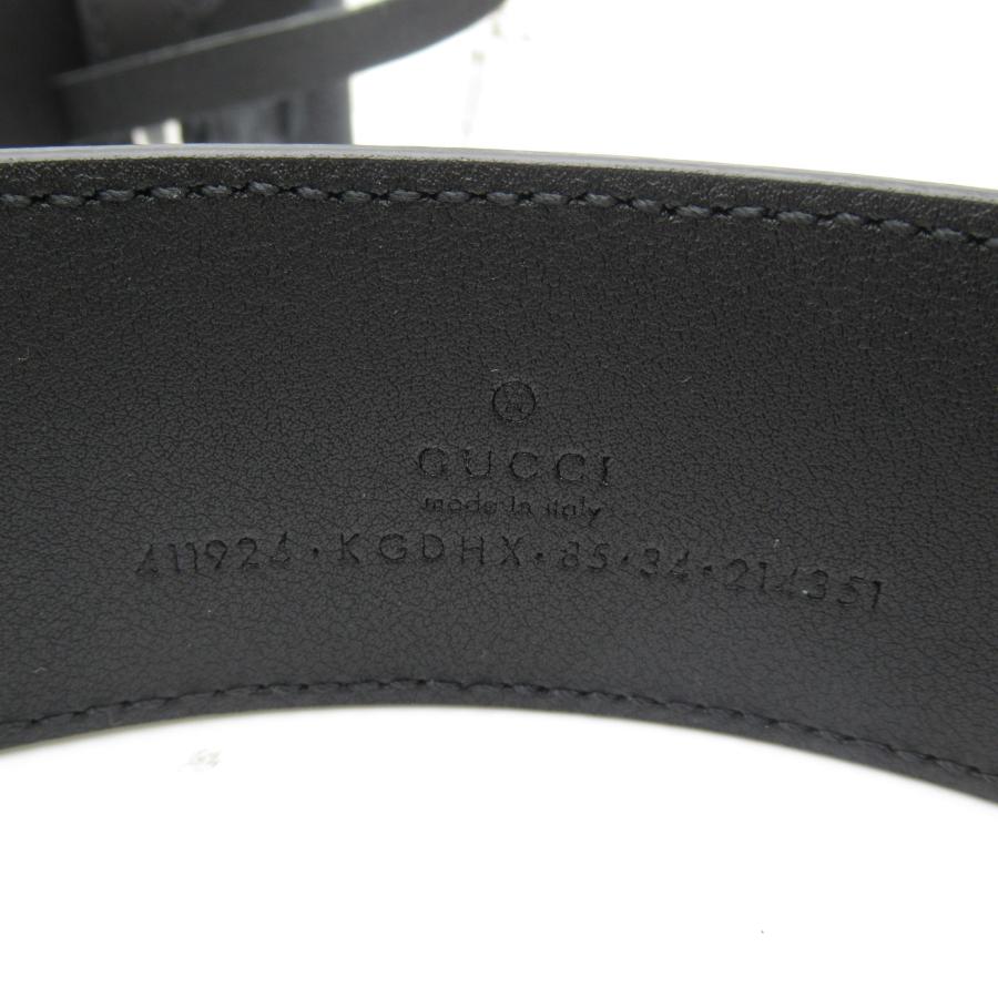 GUCCI グッチ ベルト ブラック系 レザー 中古 メンズ : ブランド GUCCI グッチ ベルト ブラック系 レザー 中古 メンズ : ブランド