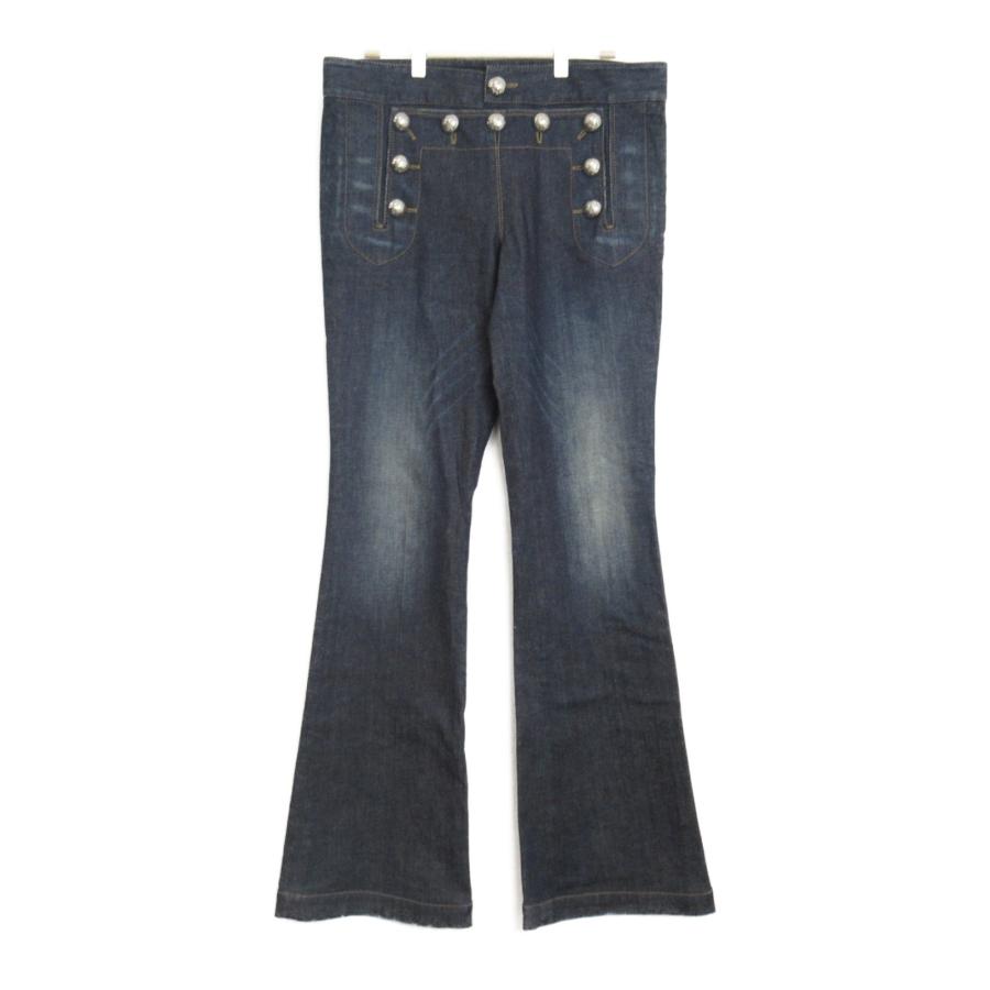 GUCCI グッチ デニムパンツ ブルー系 コットン 中古 レディース 