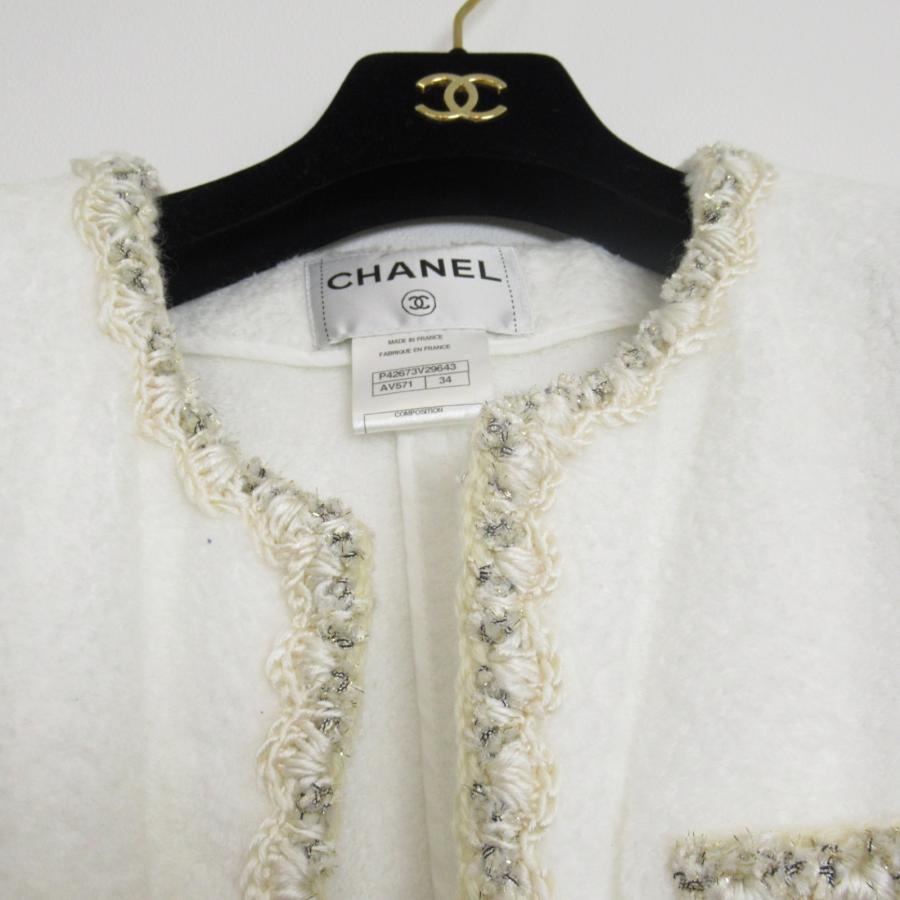 CHANEL シャネル その他ジャケット ジャケット ホワイト系 CHANEL シャネル その他ジャケット ジャケット ホワイト系