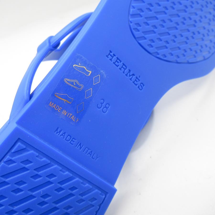 HERMES エルメス ビーチサンダル シェーヌダンクル ブルー系 HERMES エルメス ビーチサンダル シェーヌダンクル ブルー系