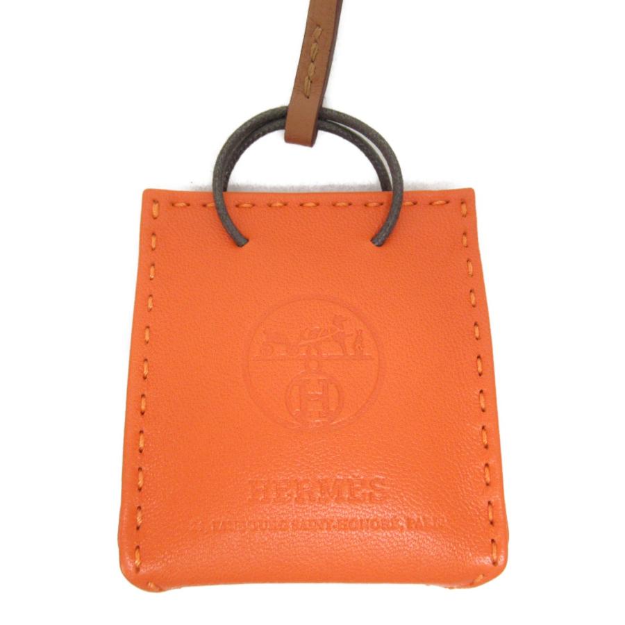 HERMES エルメス チャーム サック オランジュ バッグチャーム オレンジ