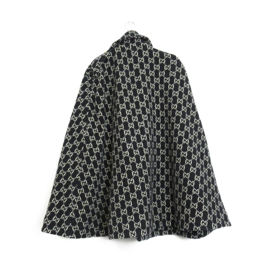 GUCCI グッチ ポンチョ ブラック系 ウール 中古 レディース GUCCI グッチ ポンチョ ブラック系 ウール 中古 レディース