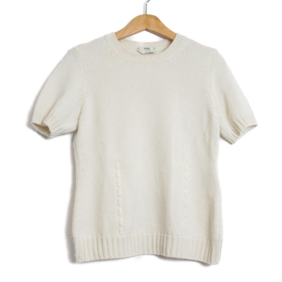 FENDI フェンディ カシミア 半袖 ニット - 半袖 