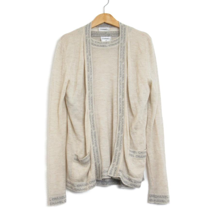 CHANEL シャネル アンサンブル ベージュ系 カシミア 中古 レディース  