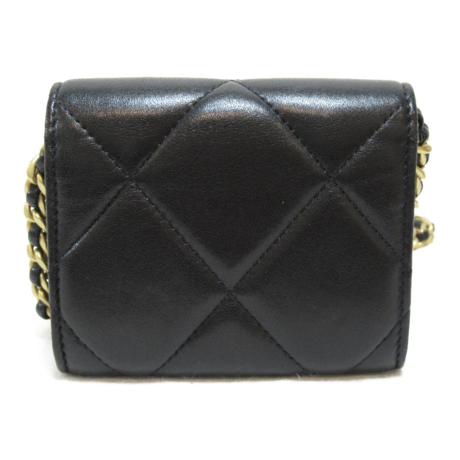 CHANEL シャネル ショルダーバッグ チェーンウォレット ブラック CHANEL シャネル ショルダーバッグ チェーンウォレット ブラック