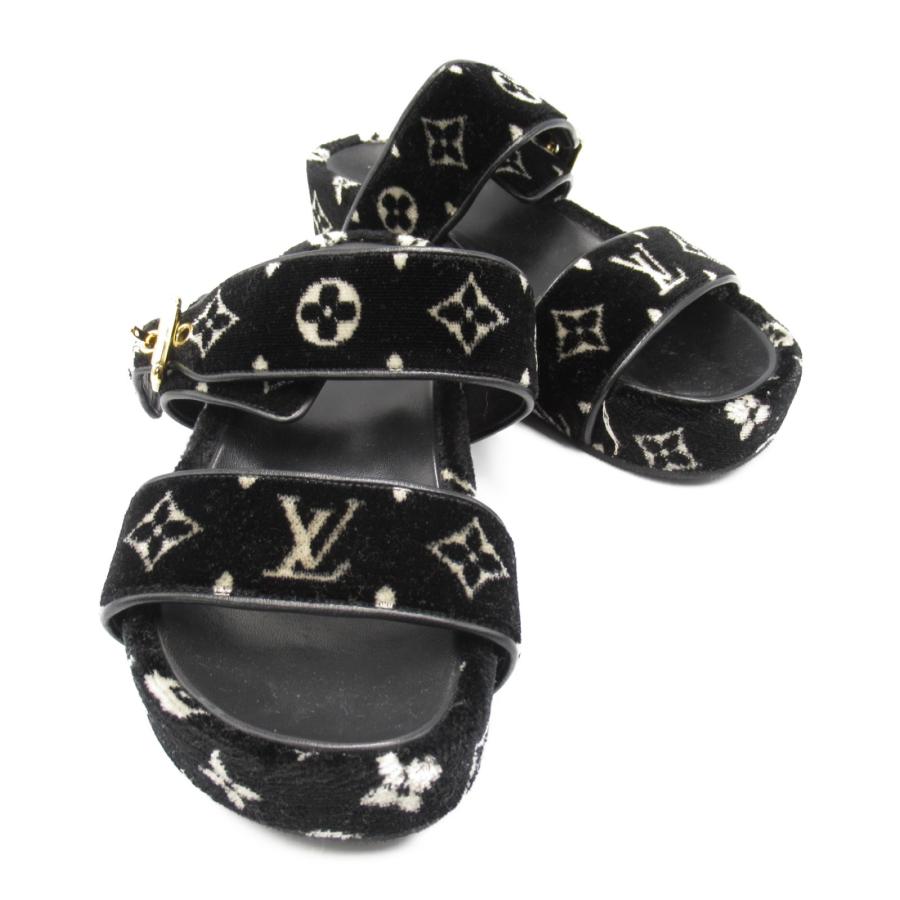 LOUIS VUITTON ルイ・ヴィトン サンダル サンダル ブラック系 中古