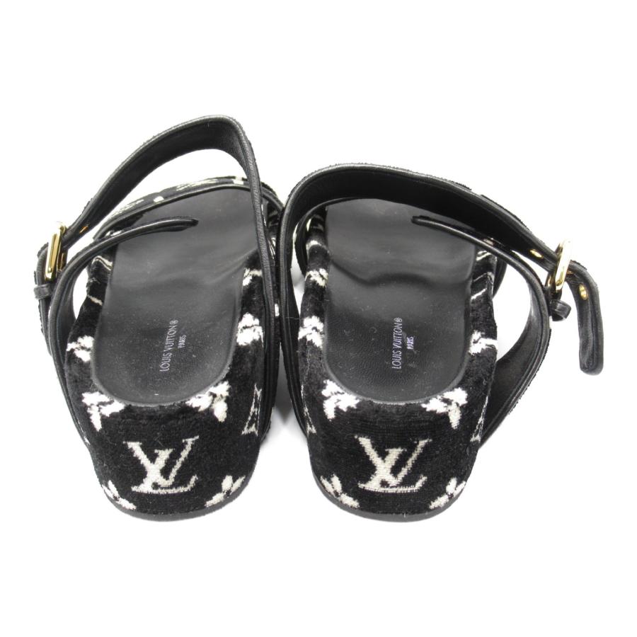 LOUIS VUITTON ルイ・ヴィトン サンダル ブラック系 中古 LOUIS VUITTON ルイ・ヴィトン サンダル ブラック系 中古