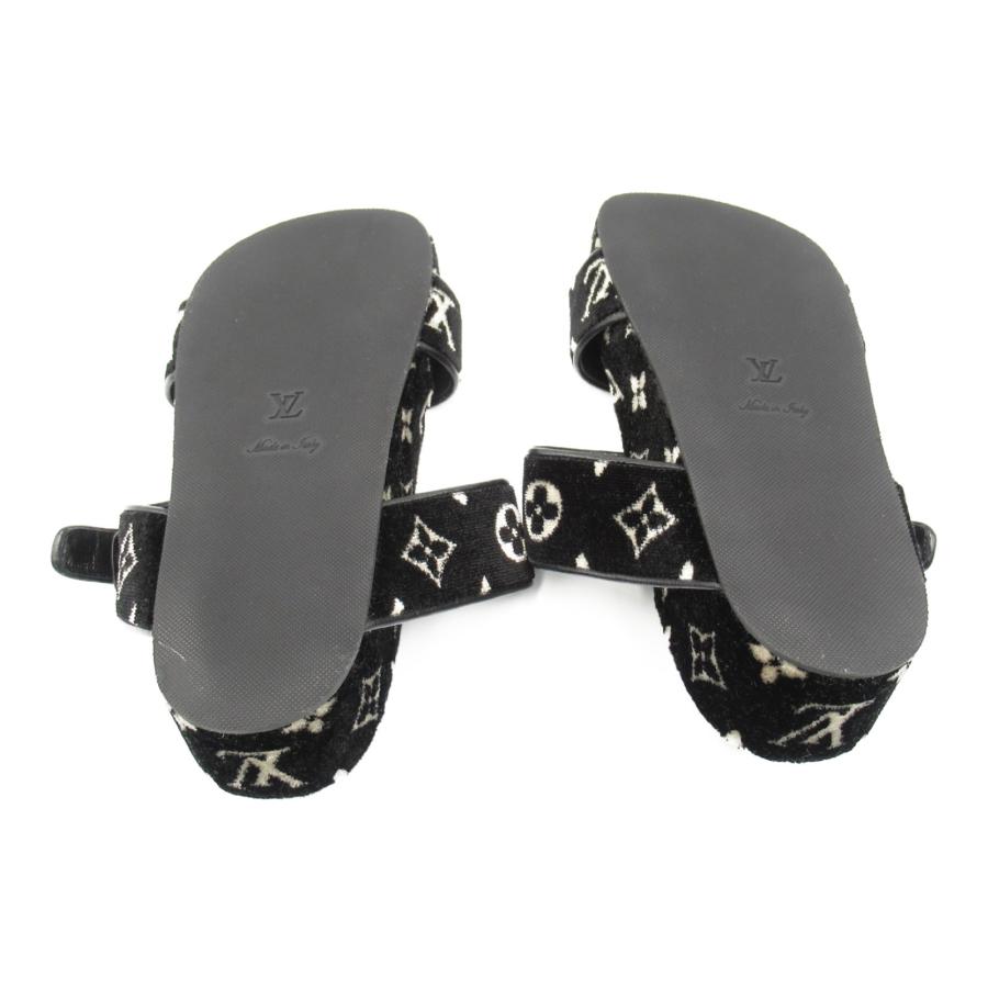 LOUIS VUITTON ルイ・ヴィトン サンダル ブラック系 中古 LOUIS VUITTON ルイ・ヴィトン サンダル ブラック系 中古