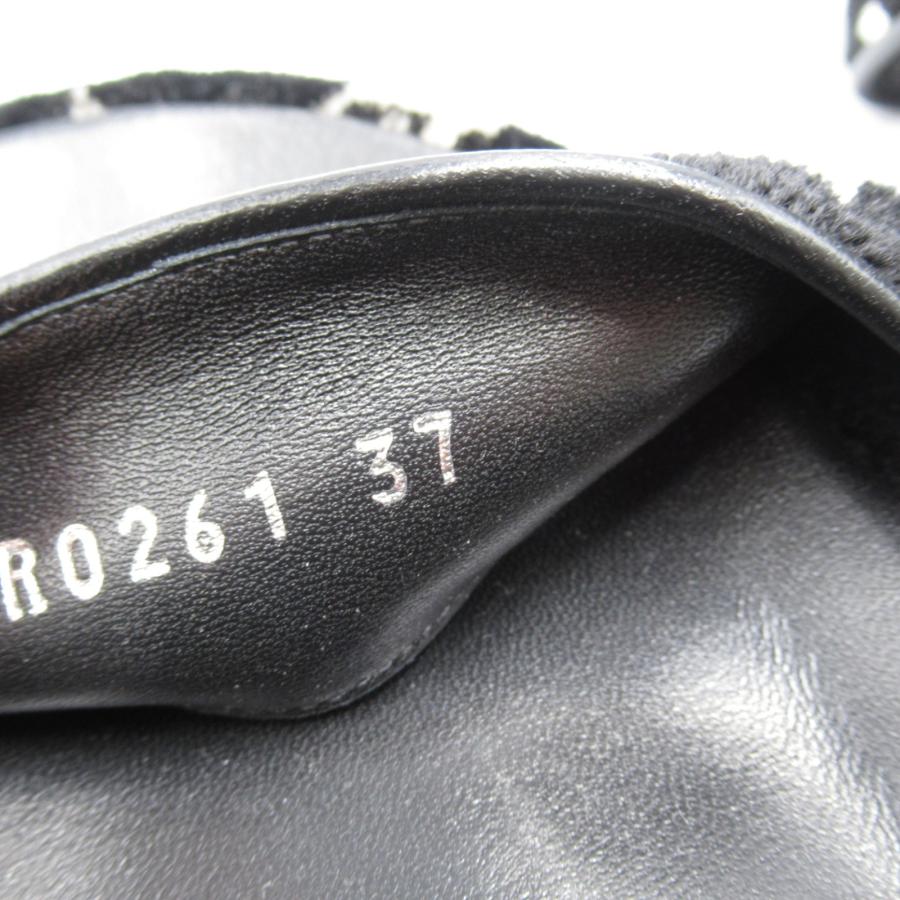 LOUIS VUITTON ルイ・ヴィトン サンダル ブラック系 中古 LOUIS VUITTON ルイ・ヴィトン サンダル ブラック系 中古