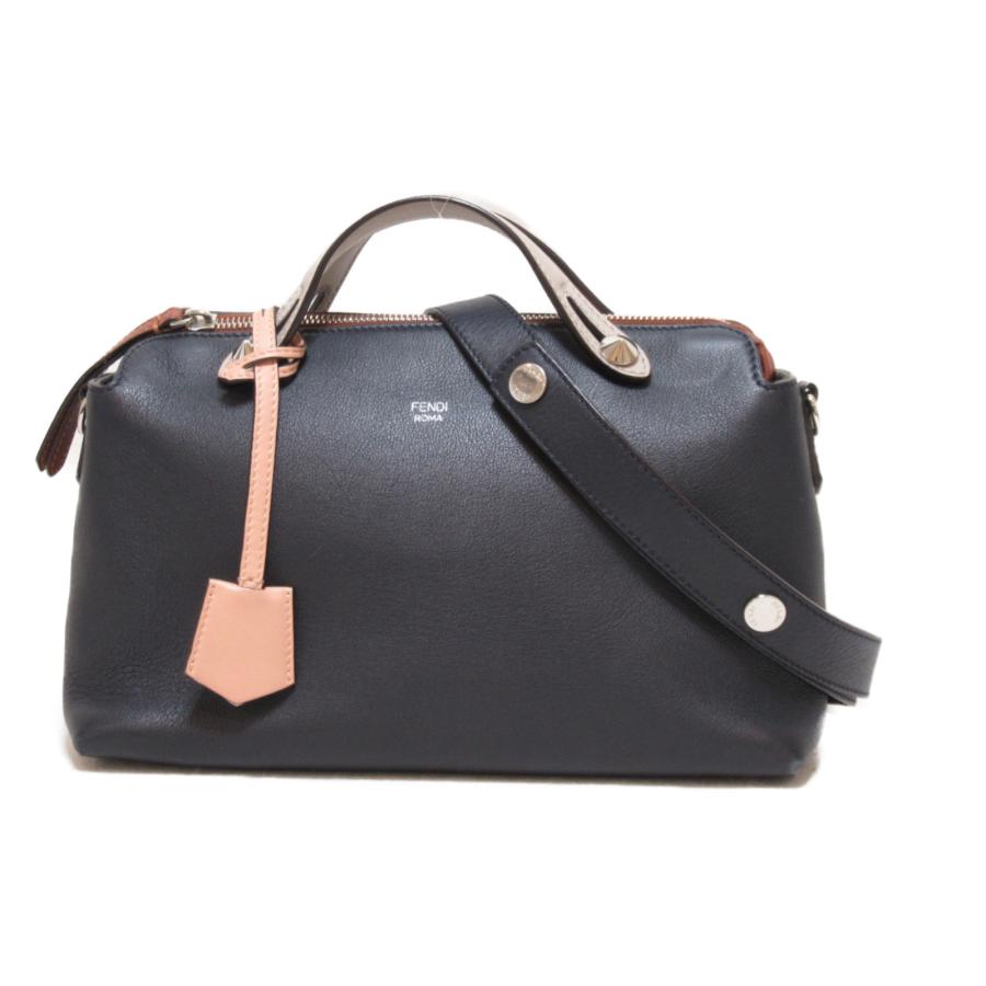 FENDI バイザウェイミディアムネイビー ショルダーバッグ
