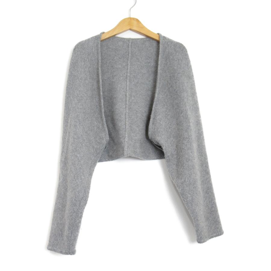 FOXEY フォクシー カーディガン ショート丈カーディガン グレー系  