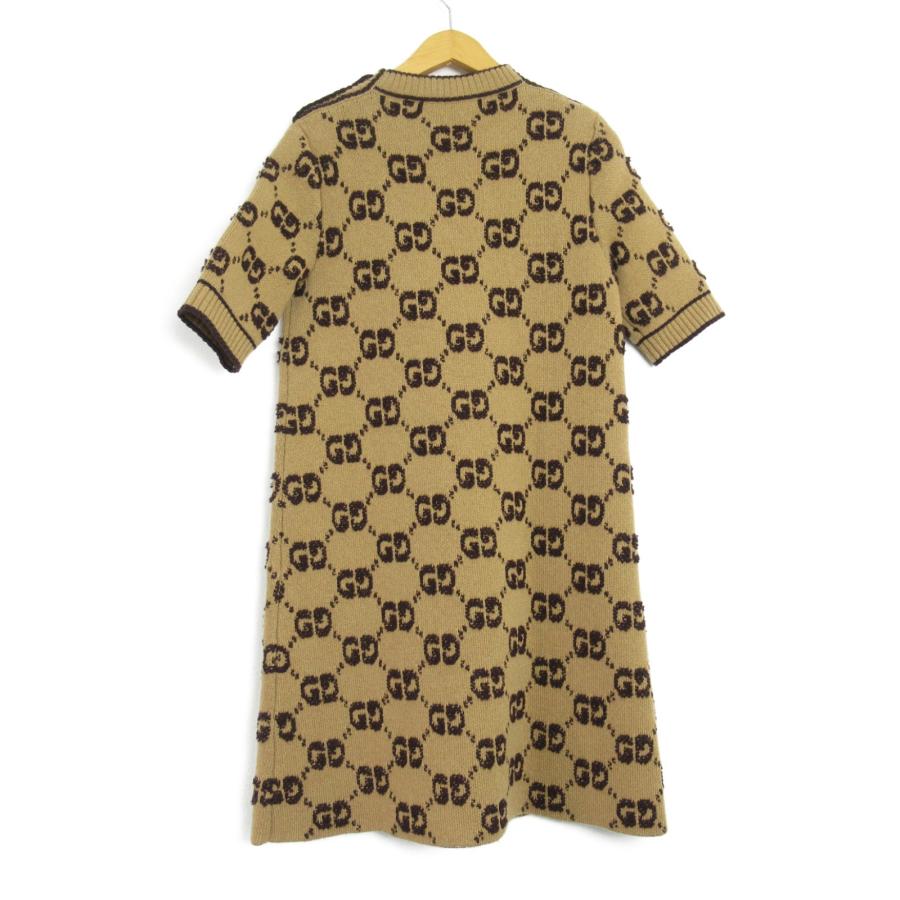 GUCCI グッチ ワンピース ブラウン系 ウール 中古 レディース GUCCI グッチ ワンピース ブラウン系 ウール 中古 レディース