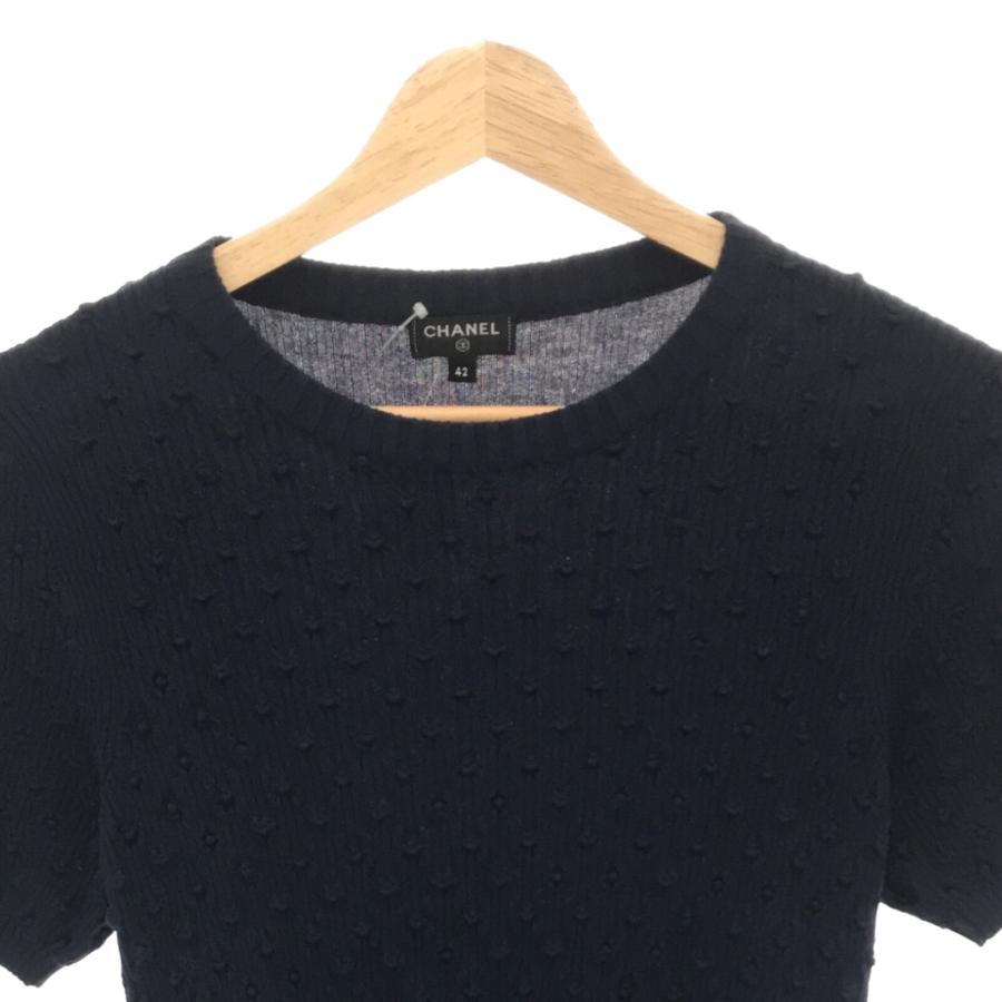 CHANEL シャネル 半袖ニット ブランドオフ コットン ニット コットン 